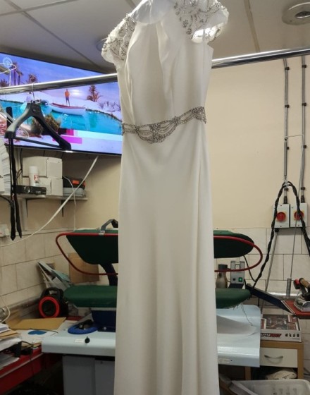 Beaded white dress Beaded white dress