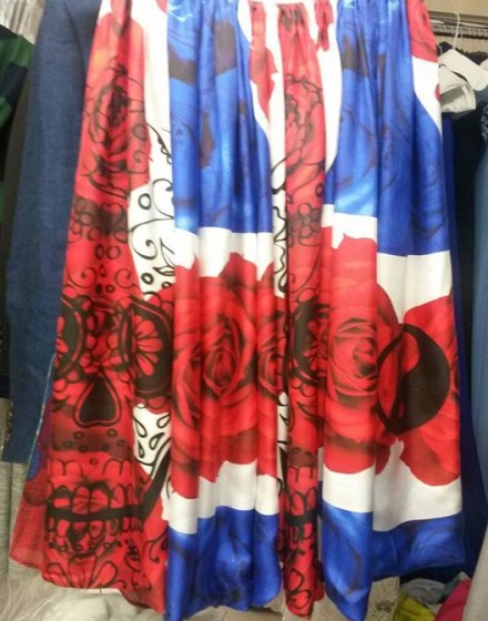 Multi-coloured skirt Multi-coloured skirt